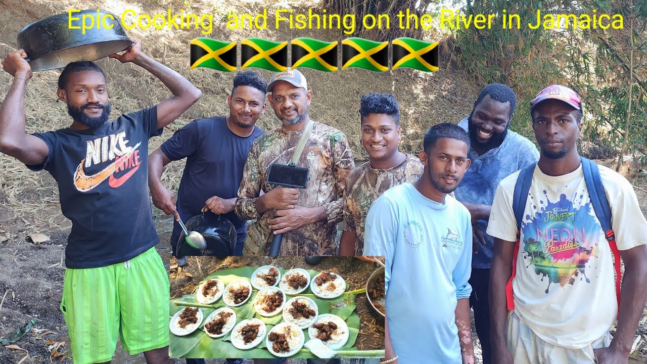 Потрясающая кулинария и рыбалка на реке в Буши-Парке, Ямайка 🇯🇲 Любовь к единству