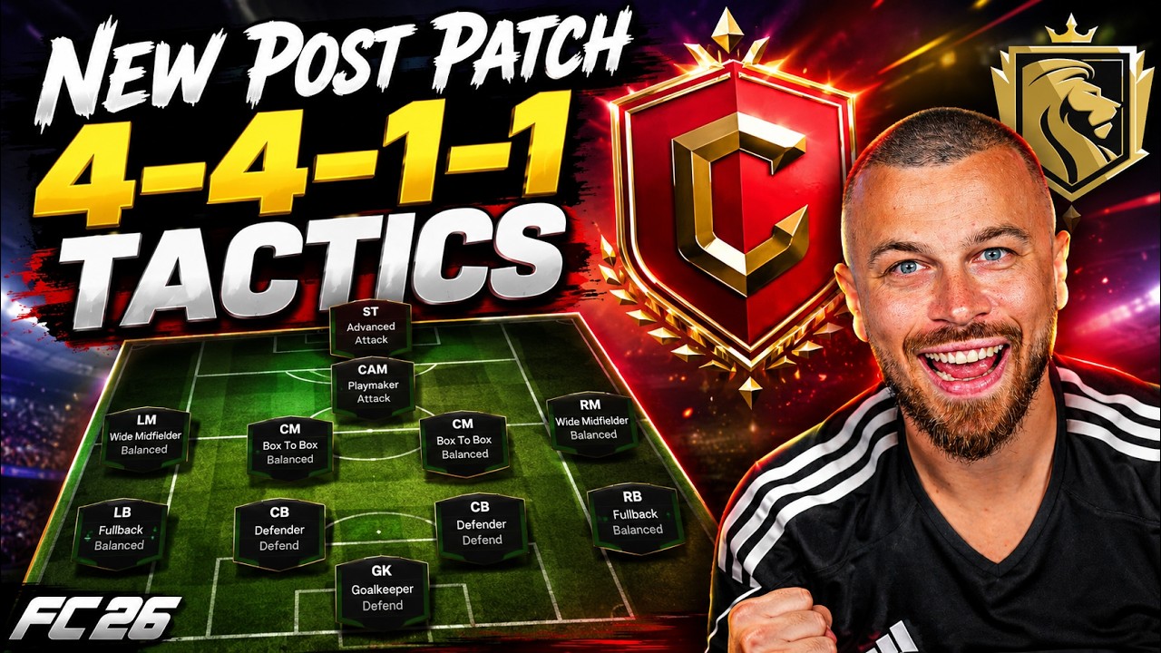 НОВАЯ БЕЗУМНАЯ тактика 4-4-1-1 для 1-го ранга после обновления The World&rsquo;s Game в FC 26