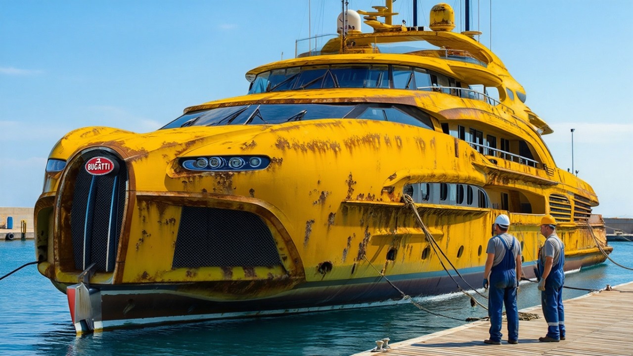 I Bought an Abandoned Bugatti Yacht and Restored it to like New ( REAL Restoration )