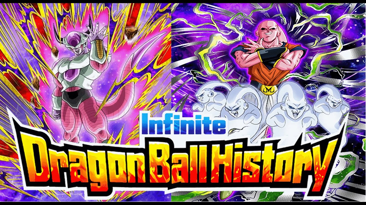 EZA 2ND FORM FRIEZA & BOOHAN VS INFINITE DRAGON BALL HISTORY - DRAGON BALL DOKKAN BATTLE GLOBAL