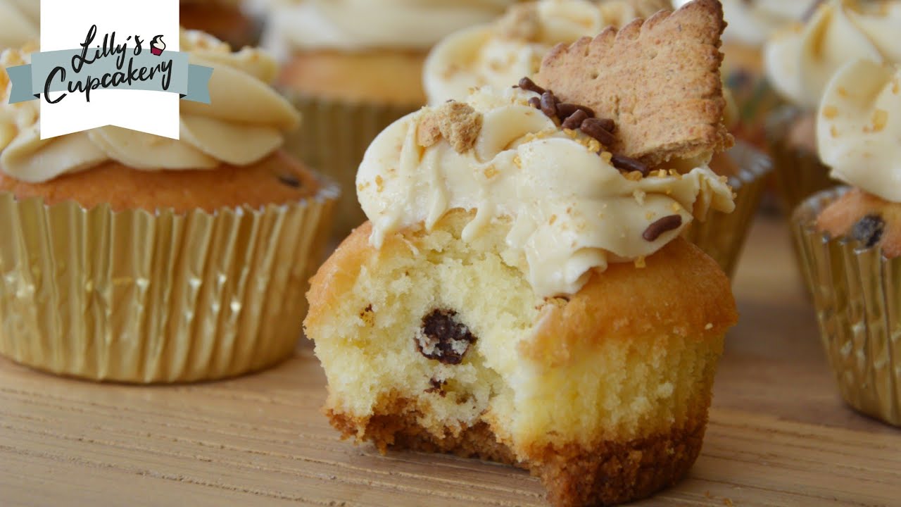 Cookie Cupcakes mit Brown Sugar Frosting🧁🍪/ Cupcake Rezept / Amerikanisches Frosting Rezept