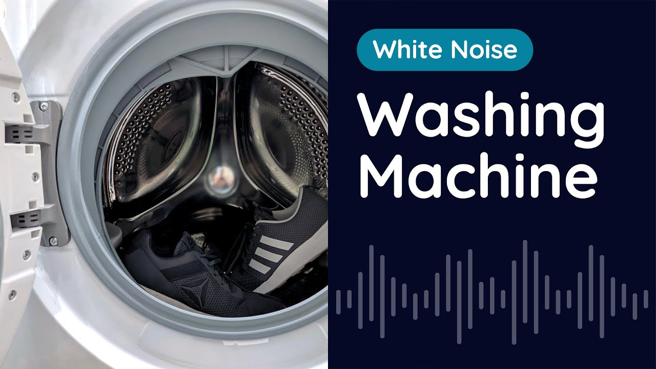 Washing Machine Sound - White Noise (12 Hours)