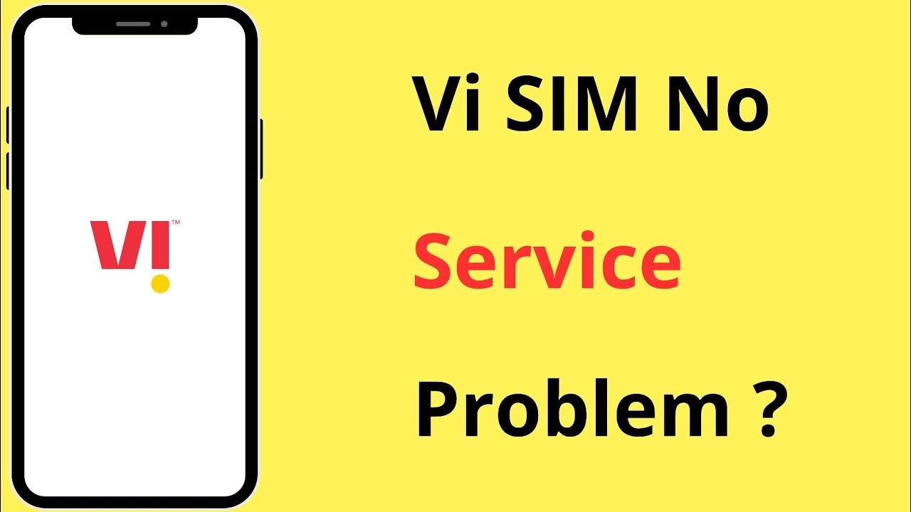 How To Fix Vi SIM Card No Service Problem | Vi SIM No Service Problem Solution In Hindi