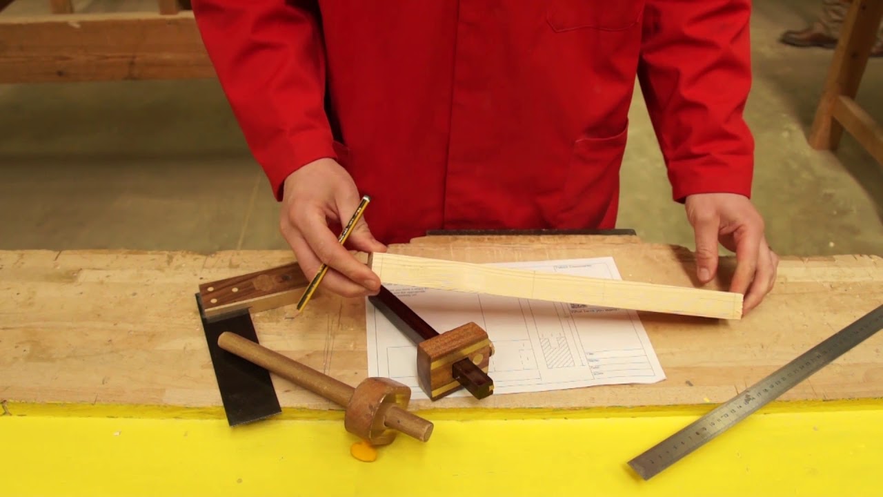 Carpentry Joints - Haunched Mortise and Tenon
