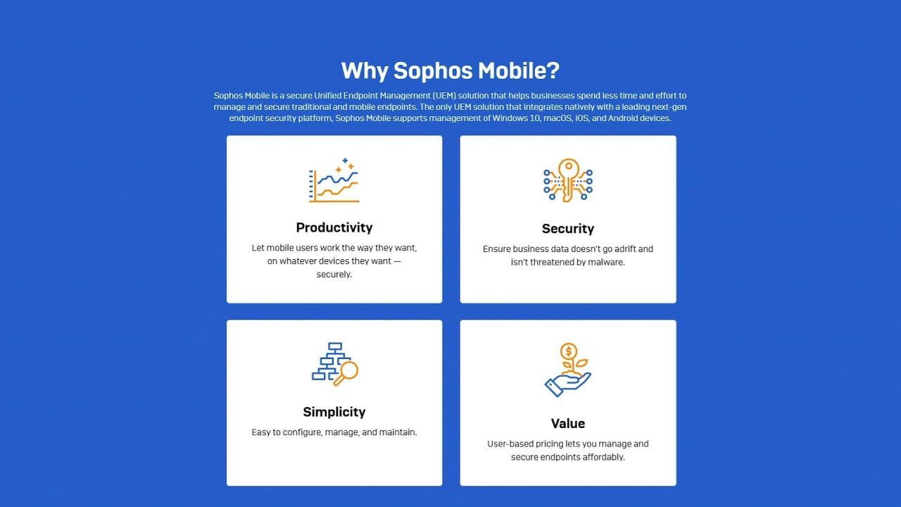 Sophos Mobile Overview