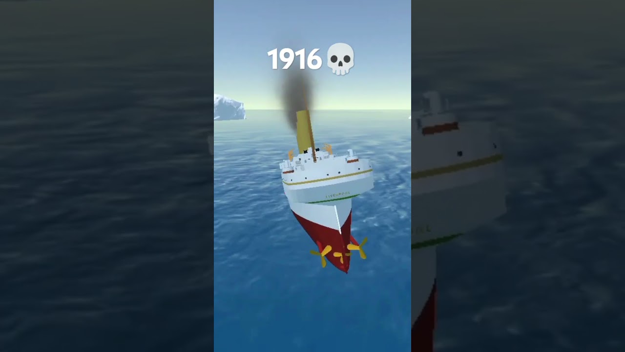 BRITANNIC 1914 VS 1916 IN OCEAN LINER SIMULATOR
