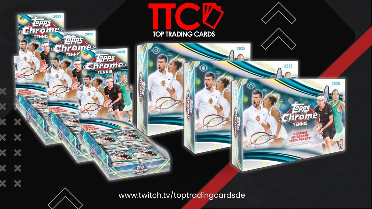TTC BOX BREAK STREAM 🎾🔥 TOPPS 2025 TENNIS CHROME RELEASE DAY 🔥🎾  | 06.02.2026