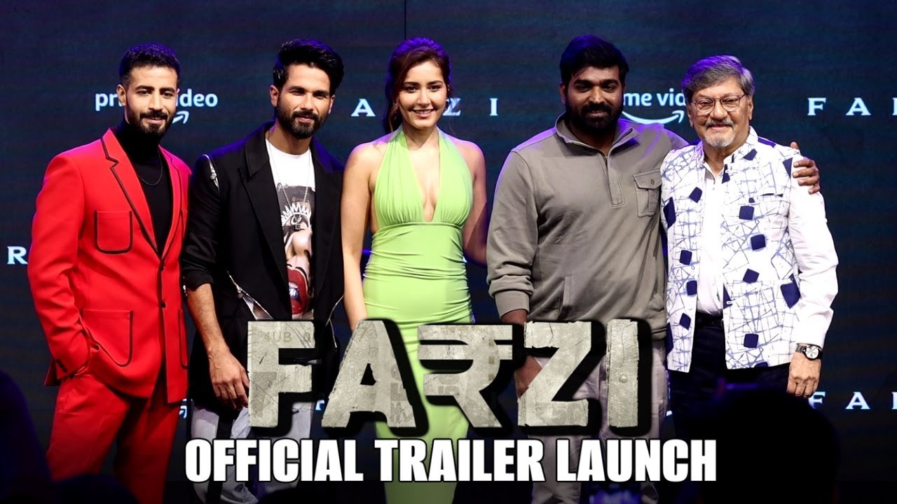 FARZI (Uncensored) Trailer Launch | Shahid Kapoor, Vijay Sethupathi, Raashii Khanna | Raj & DK