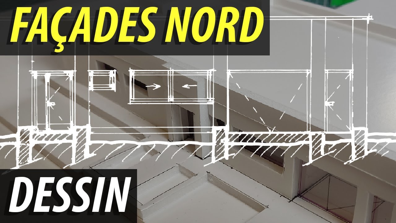 Comment dessiner une façade de maison avec une méthode de dessin industriel ? - 77