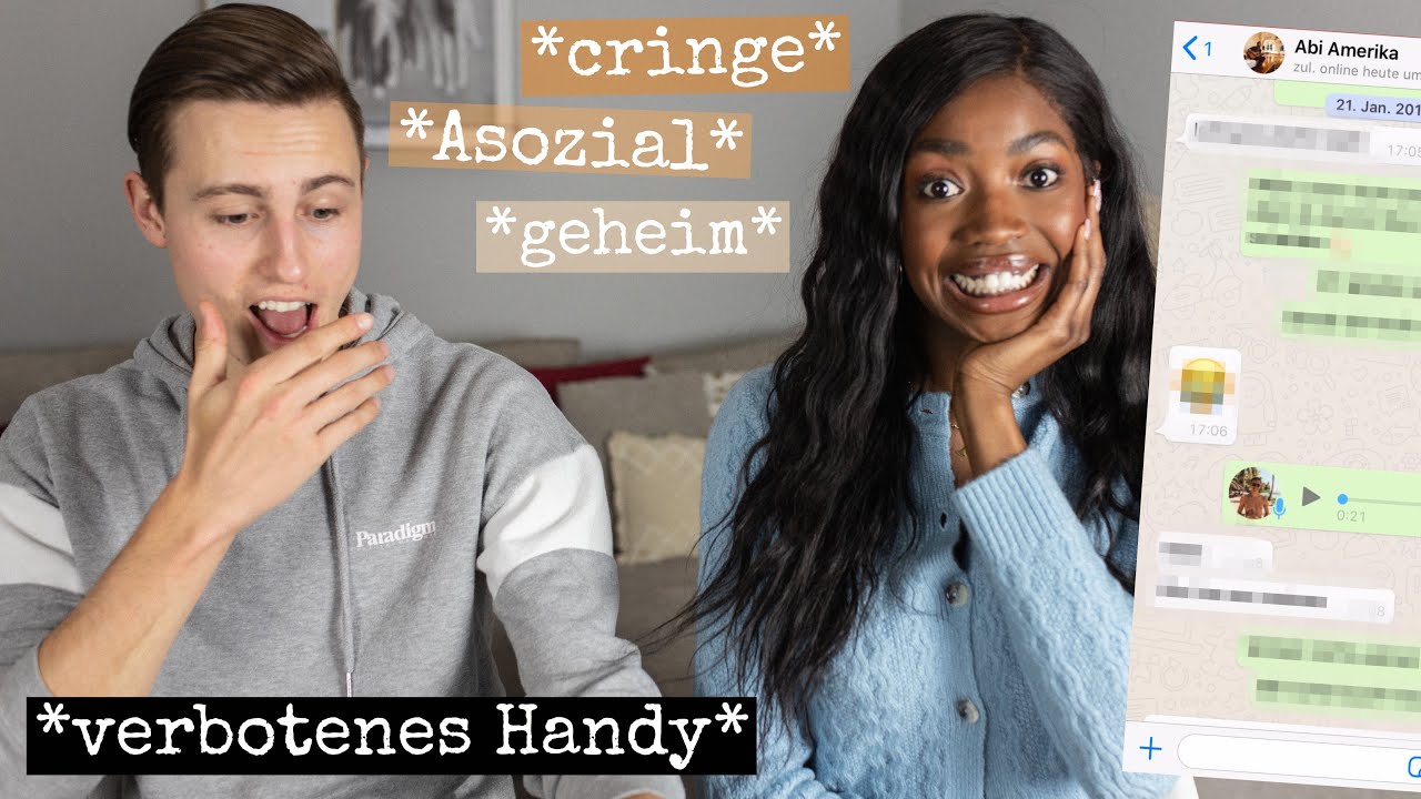 Wir zeigen unseren WhatsApp Chat vom verbotenen Handy w&auml;hrend GNTM Dreh | Abigail