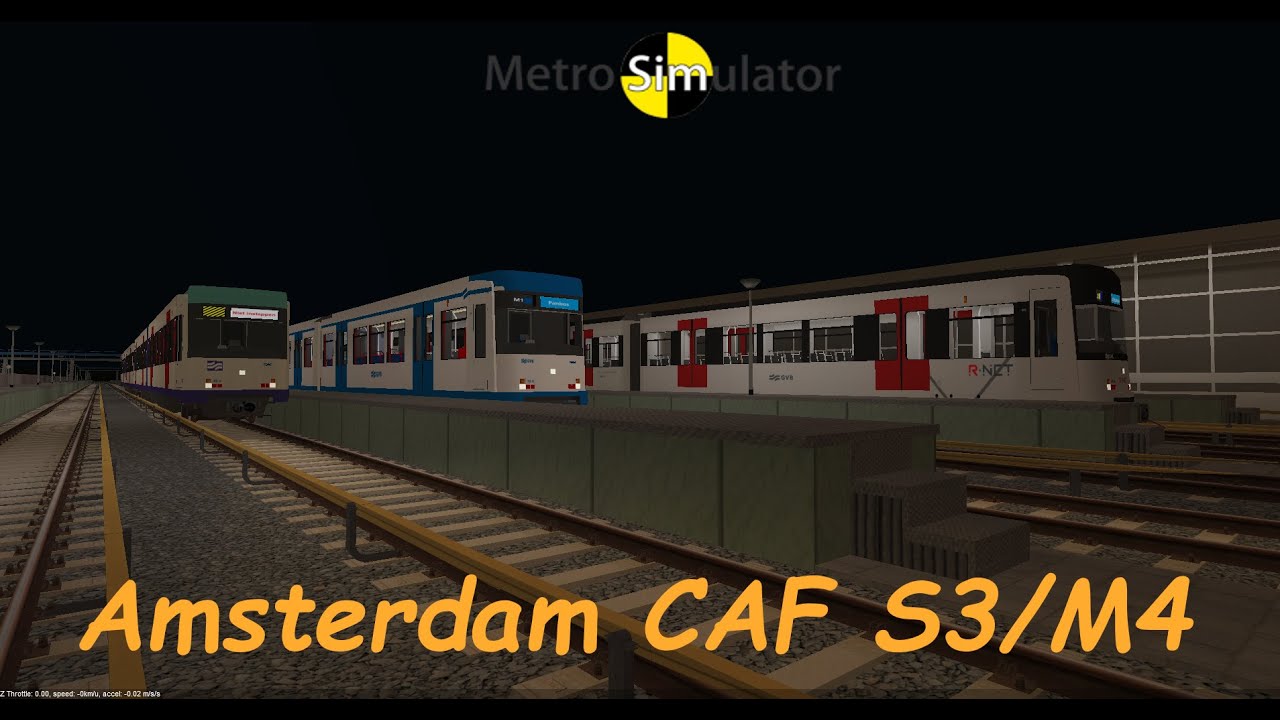 Metro Simulator Beta 3.17.1 Amsterdam CAF S3/M4
