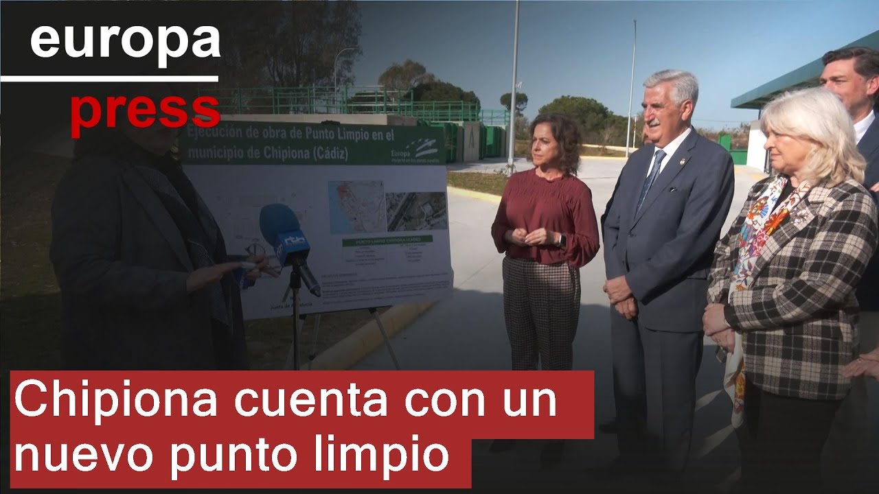 Inaugurado el nuevo punto limpio de Chipiona (Cádiz) con más de 500.000 euros de inversión
