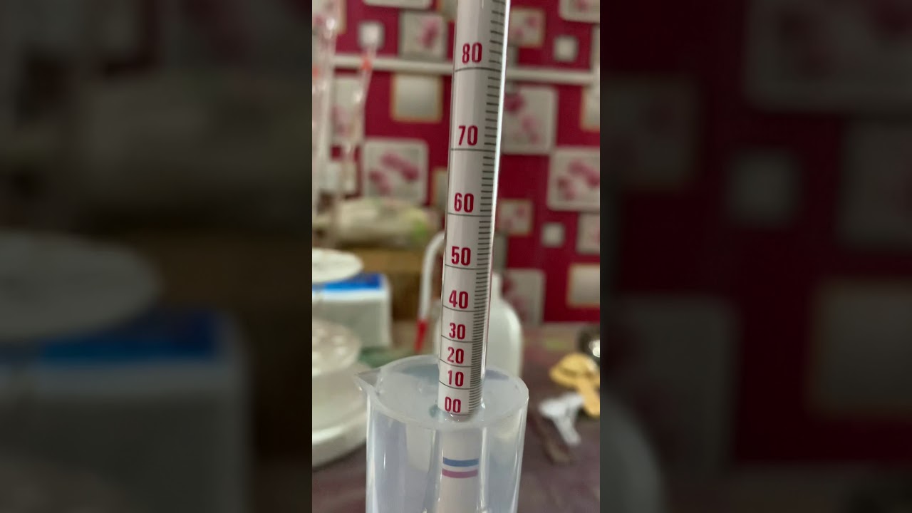 Alcohol/Hydrometer For Purity Test