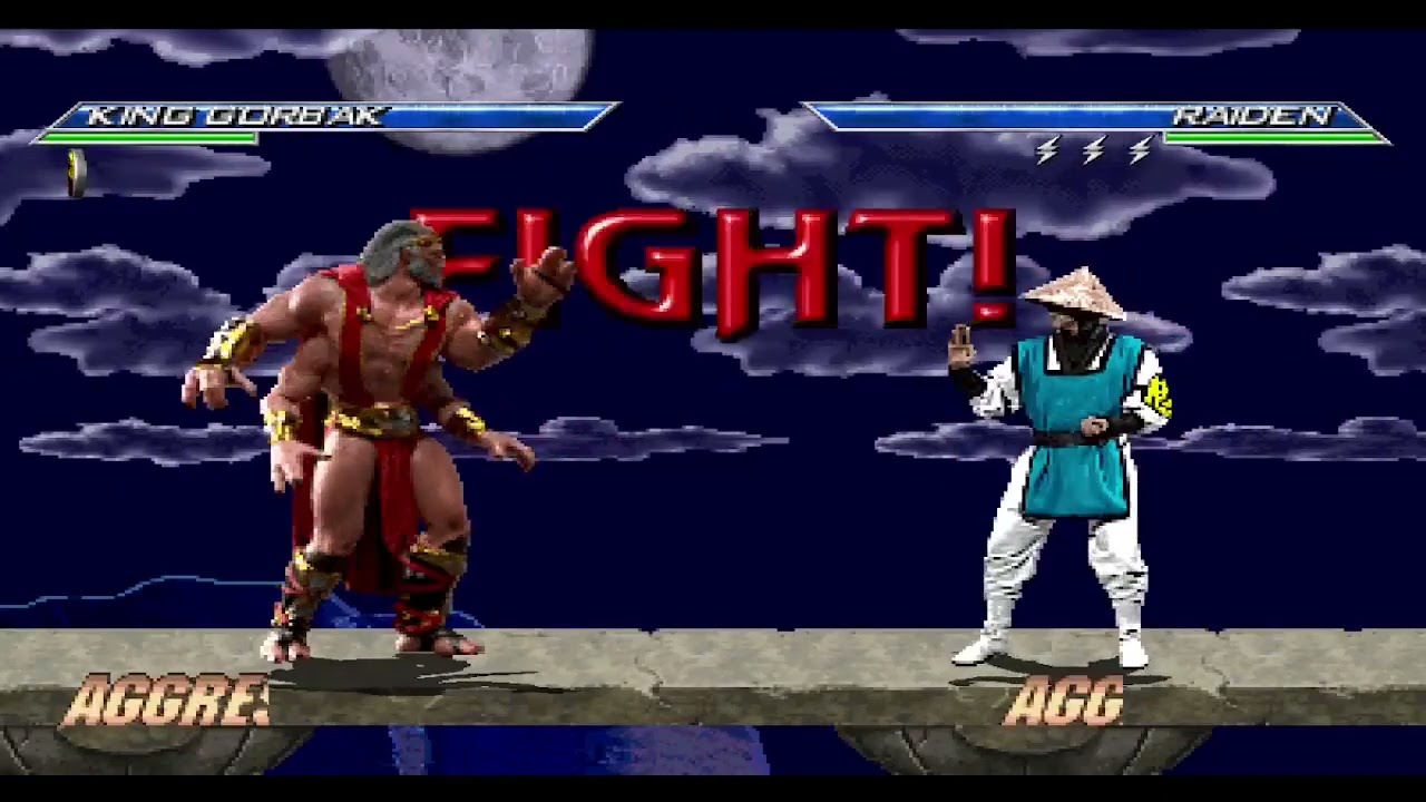 King Gorbak vs Raiden Mugen Tournament MK