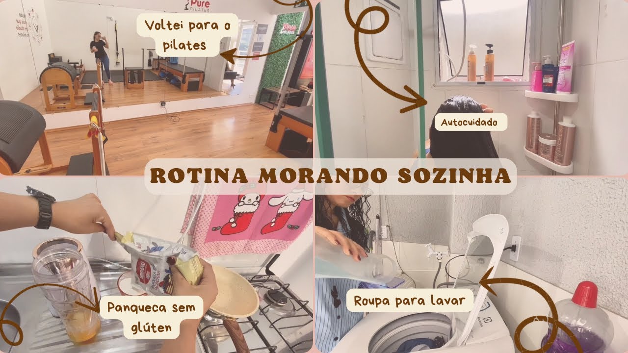 Daily Vlog: pilates, café da manhã e vida real | Morando sozinha