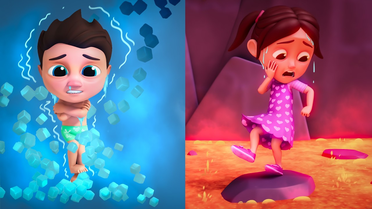 Hot vs. Cold Opposites Song ❄️🔥 + More Educational Videos, Songs & Nursery Rhymes For Kids!