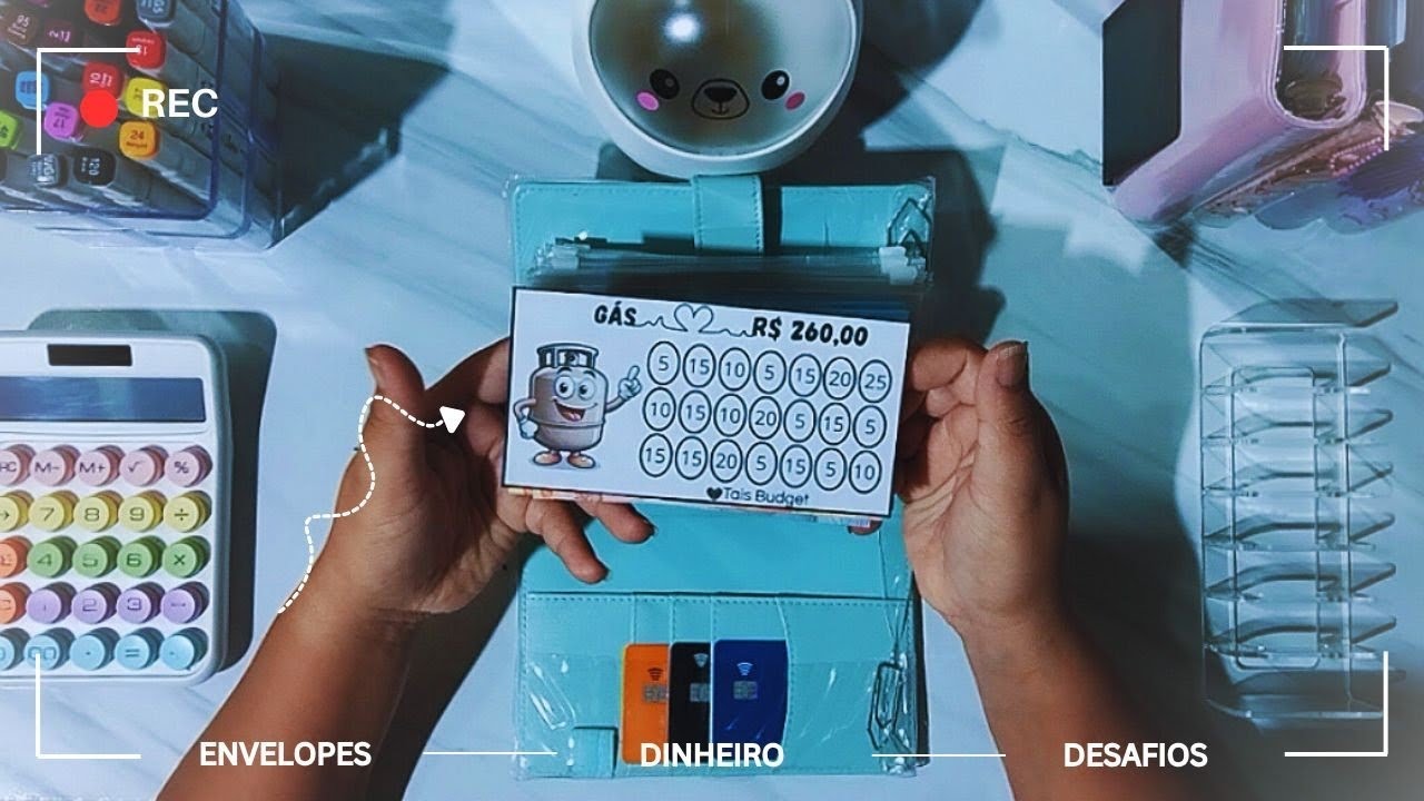 DESAFIO FINANCEIRO FICHÁRIO AZUL + FICHÁRIO AZUL TRANSPARENTE 🩵✅