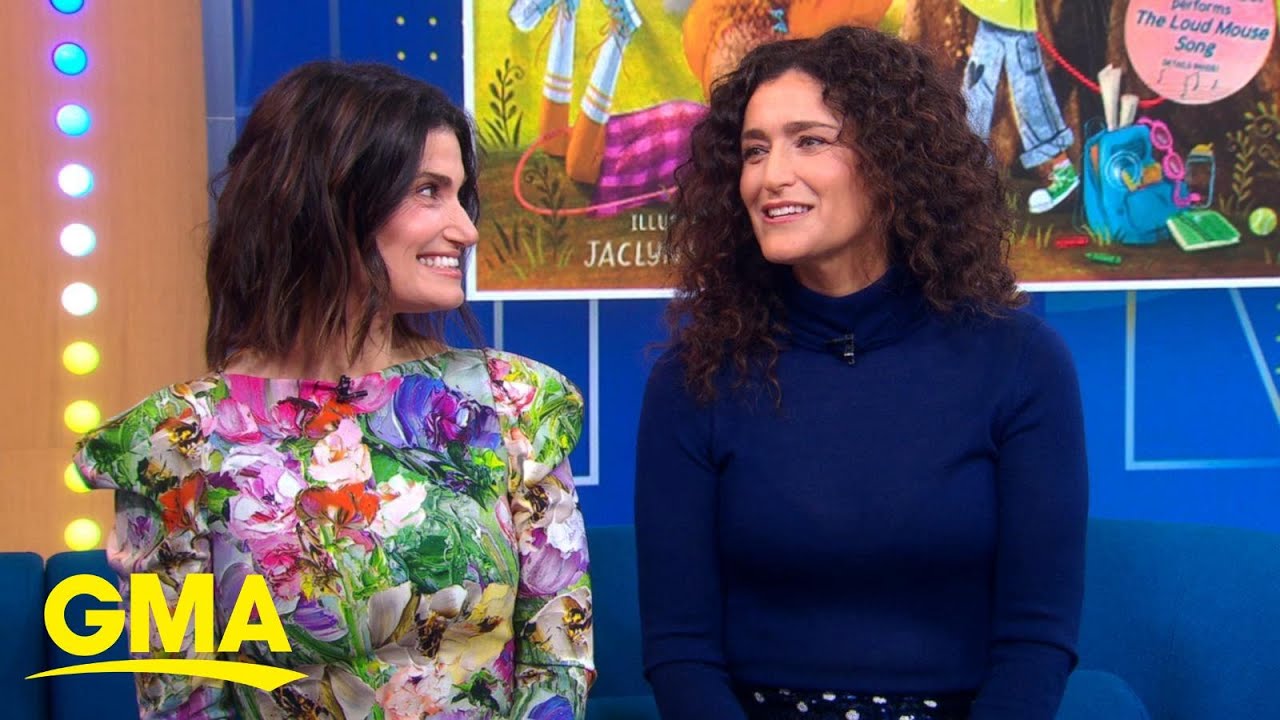 Idina Menzel and Cara Mentzel talk new book, 'Proud Mouse' l GMA