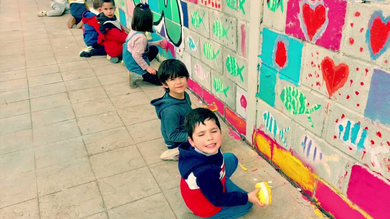 Semana de la PAZ: ¿cómo se hizo el mural? | CEIP LAS VAGUADAS - Badajoz