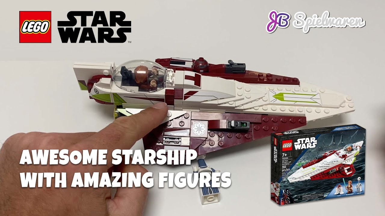 Review 75333 LEGO Star Wars Obi-Wan Kenobis Jedi Starfighter