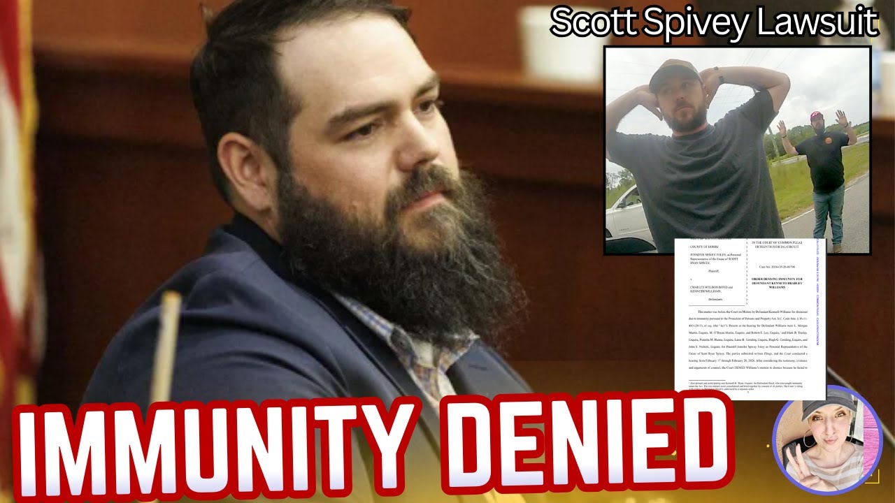 DENIED! Scott Spivey Shooting Lawsuit Co-Defendant Kenneth Williams Denied Immunity