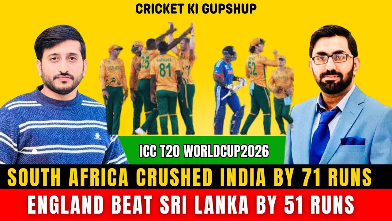South Africa crushed India and beat by 71 runs, England beta Sri Lanka by 51 runs 