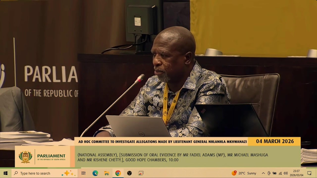 AD Hoc Committee investigates allegations made by LT Mkhwanazi