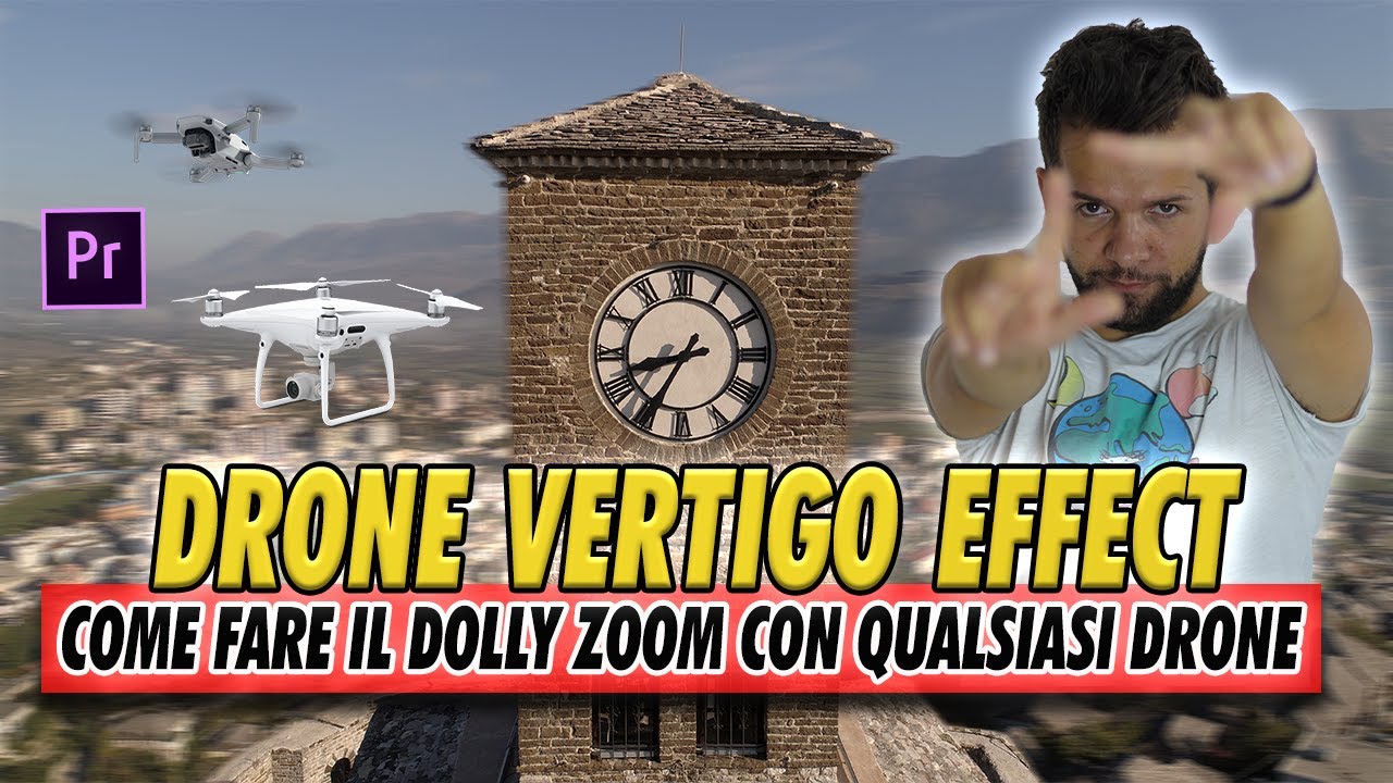 VERTIGO EFFECT col DRONE [TUTORIAL ITA] | Come usare il DOLLY ZOOM per riprese aeree MOZZAFIATO 🚀