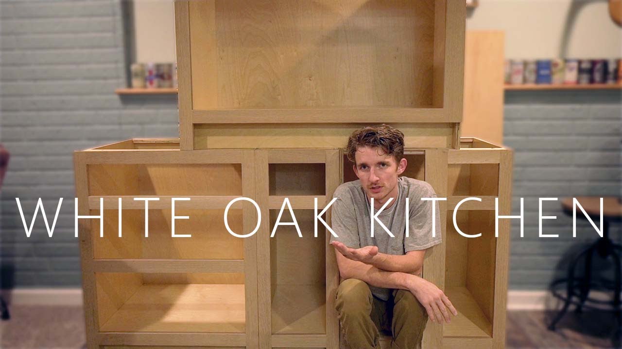 Building a FULL KITCHEN with white oak! [Cabinet build EP.1]