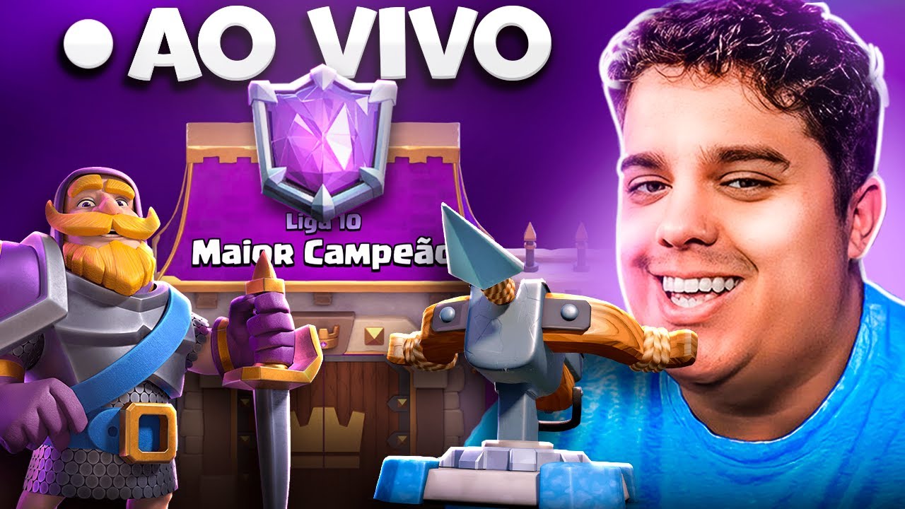 AO VIVO - A LIVE NÃO ACABA ATÉ CHEGAR A LIGA MAIOR CAMPEÃO HALL DA FAMA!