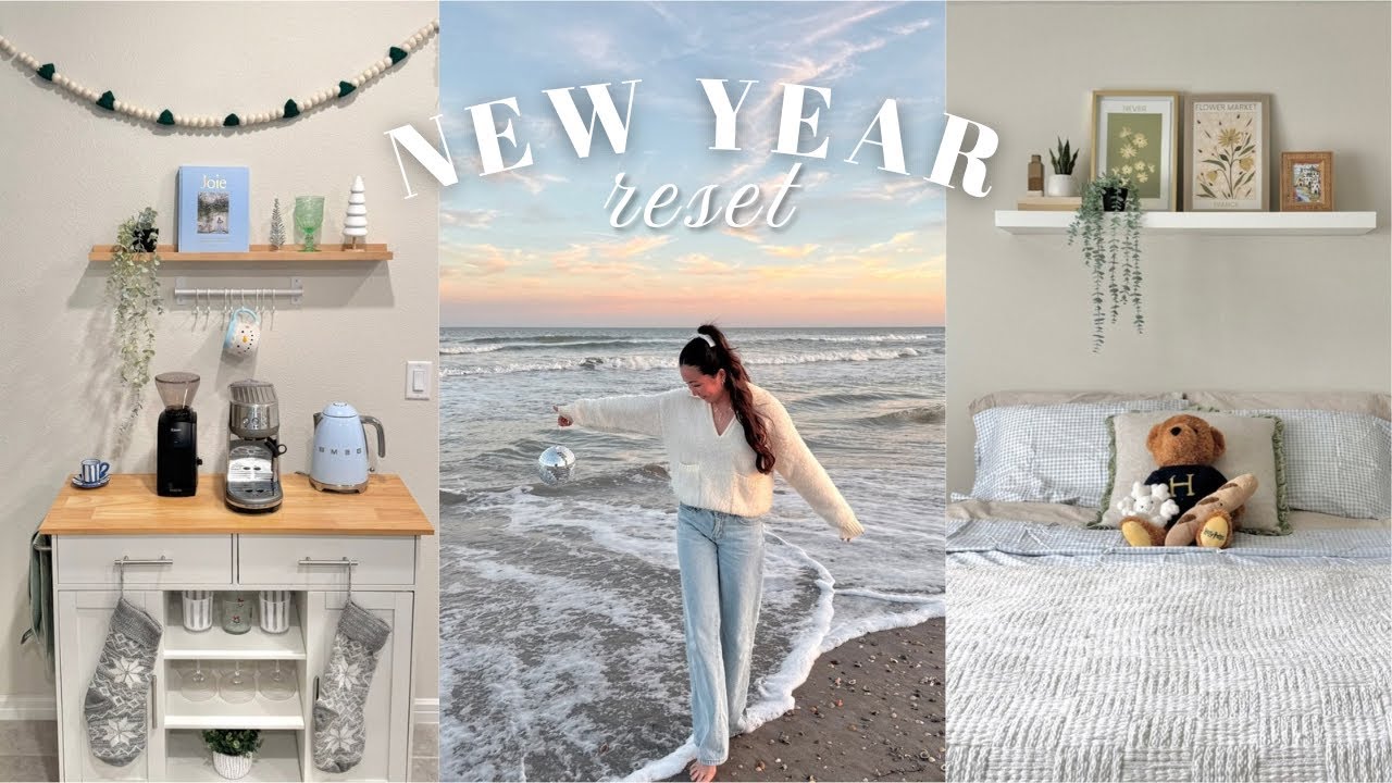 NEW YEAR RESET | clean & get into a healthy routine with me