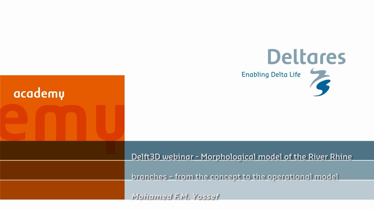 Delft3D Webinar Morphological Model Of The River Rhine Branches