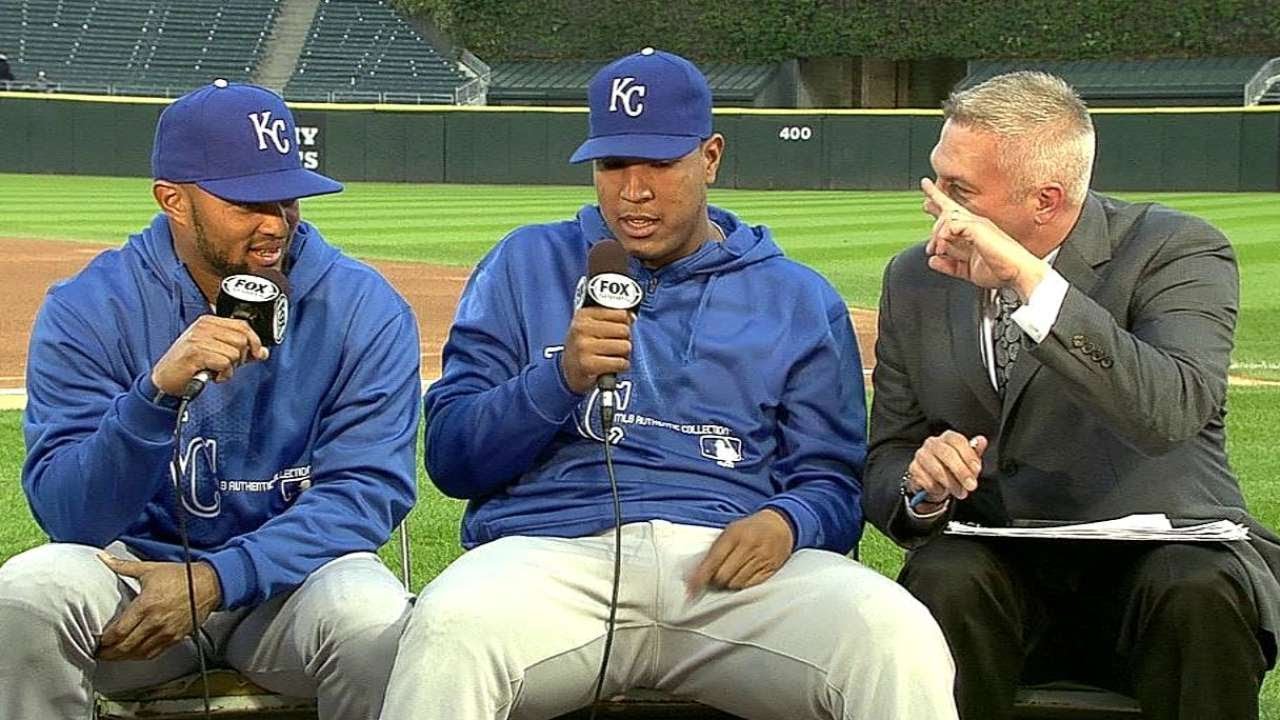 Perez takes over pregame, conducts interview