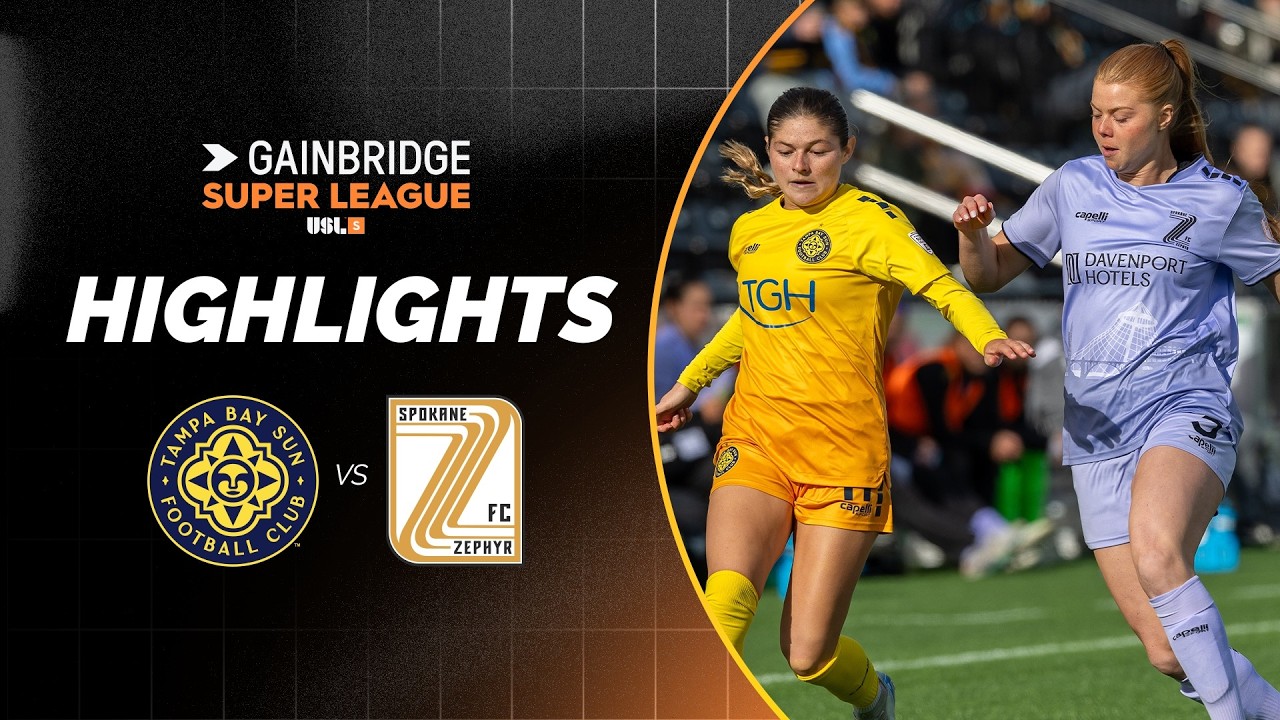 Tampa Bay Sun FC vs. Spokane Zephyr FC | Match Highlights
