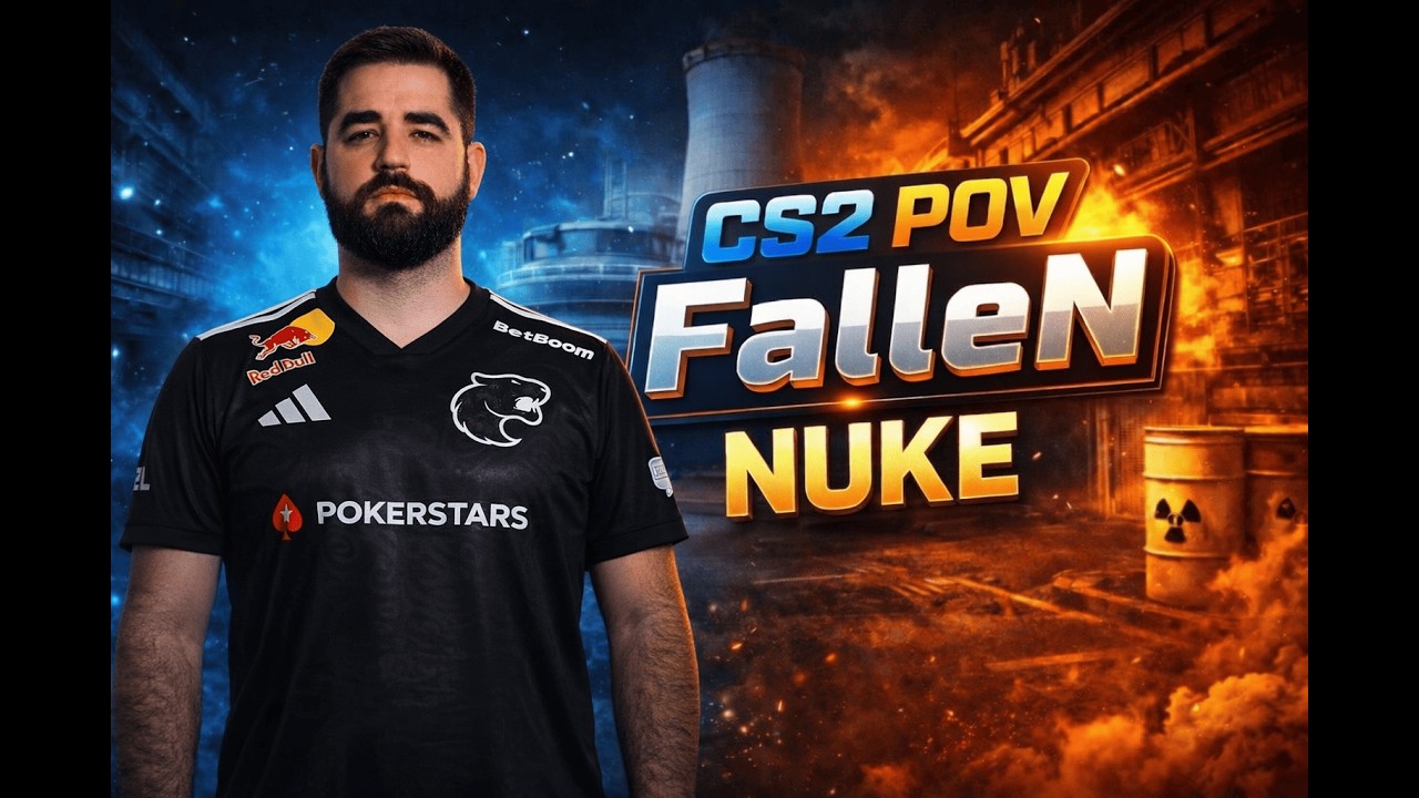 CS2 POV: FalleN on Nuke | FURIA vs Vitality – IEM Kraków 2026 | ESL Pro