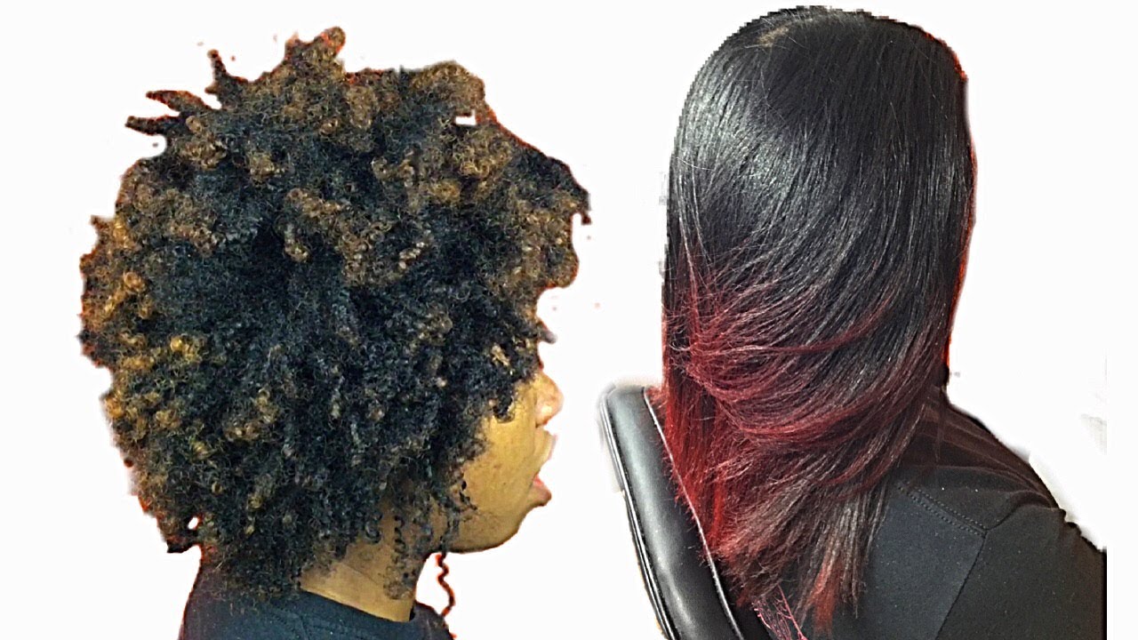 Watch me Slay:Silky blowout on natural hair/Silk blowout press on natural hair at home (Type 4)