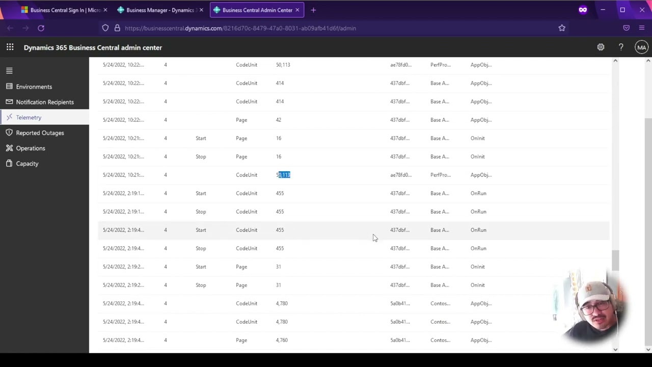 Business Central - Admin Center Overview