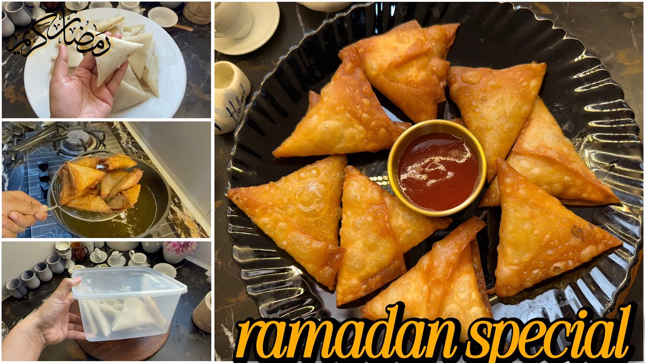 Ramadan 🌙 Special | Chicken Cheese Samosa Recipe | By Recipe With Tayyaba