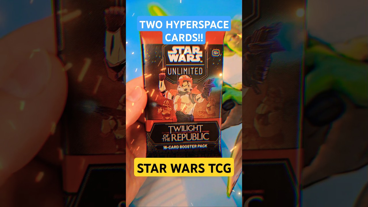 Star Wars Unlimited Booster Pack #twilightoftherepublic #starwars #tcg #cards #game #opening
