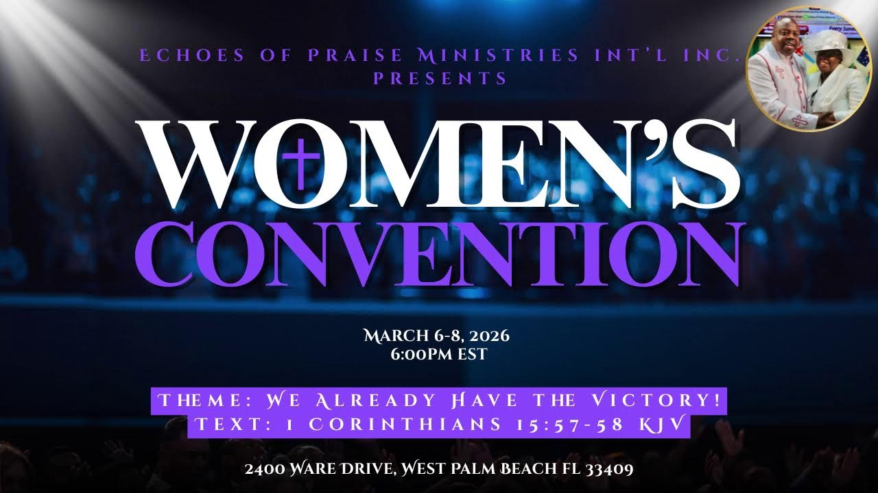 EOPM TV Welcomes You to Echoes of Praise Ministries Morning Manna with Bishop Wazer Walker 02/06/26.