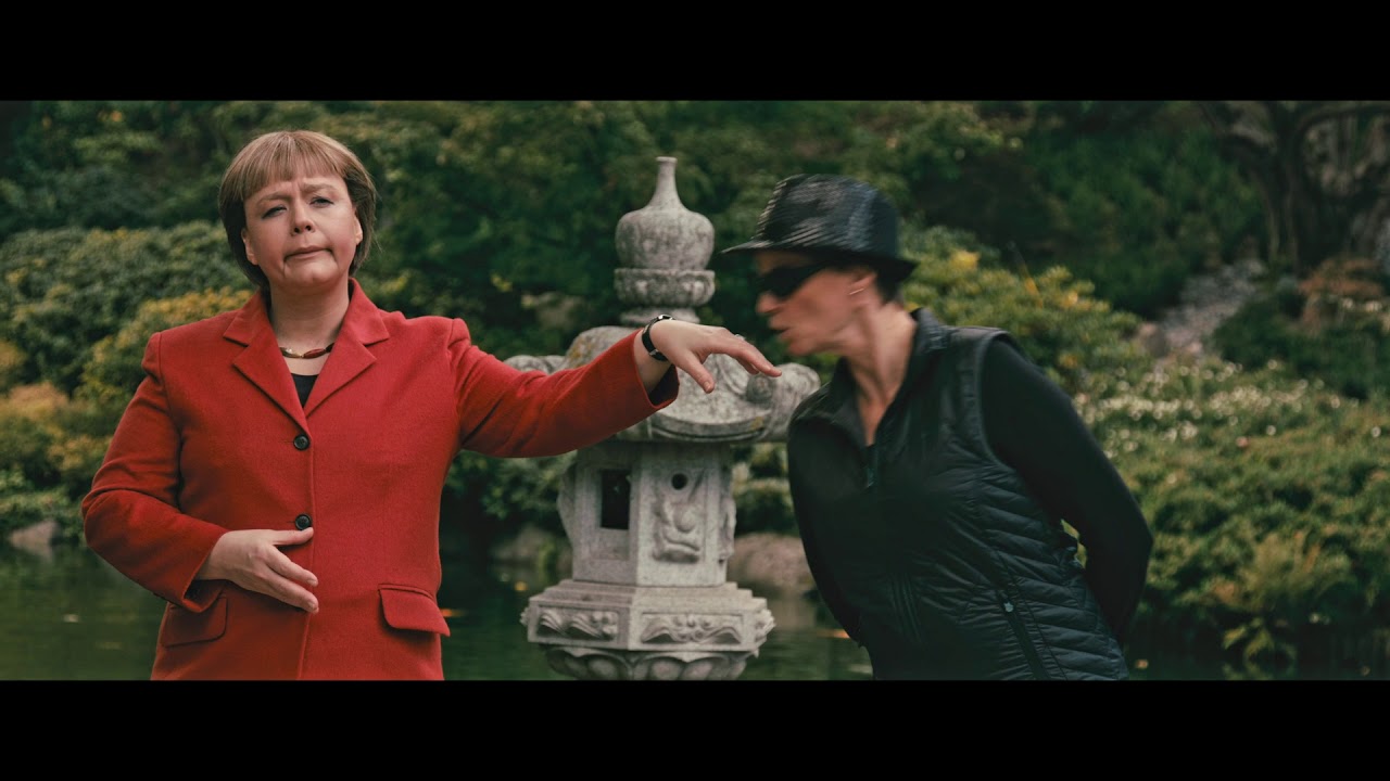 JAPAN GARTEN Kanzlerin Angela Merkel / Mutti und Schnaubi Kaiserslautern