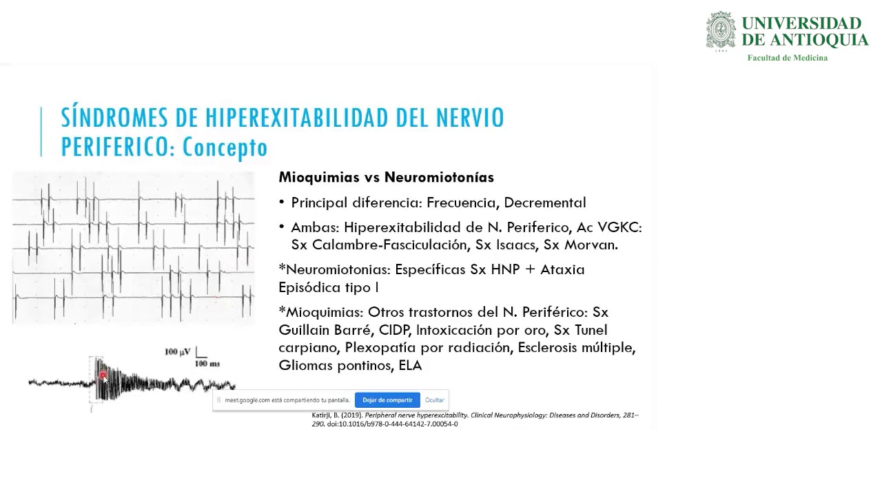 Síndromes de Hiperexitabilidad del Nervio Periférico - Dr. Darwin Narváez