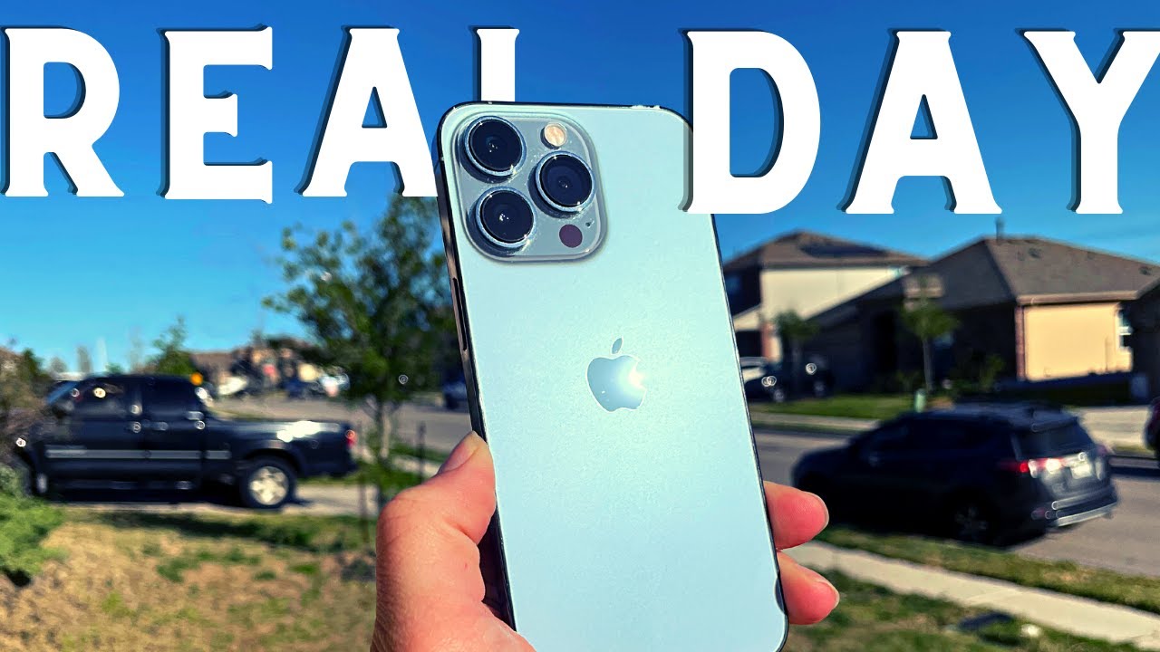 A Real Day In The Life With The iPhone 13 Pro (Battery Life Test)