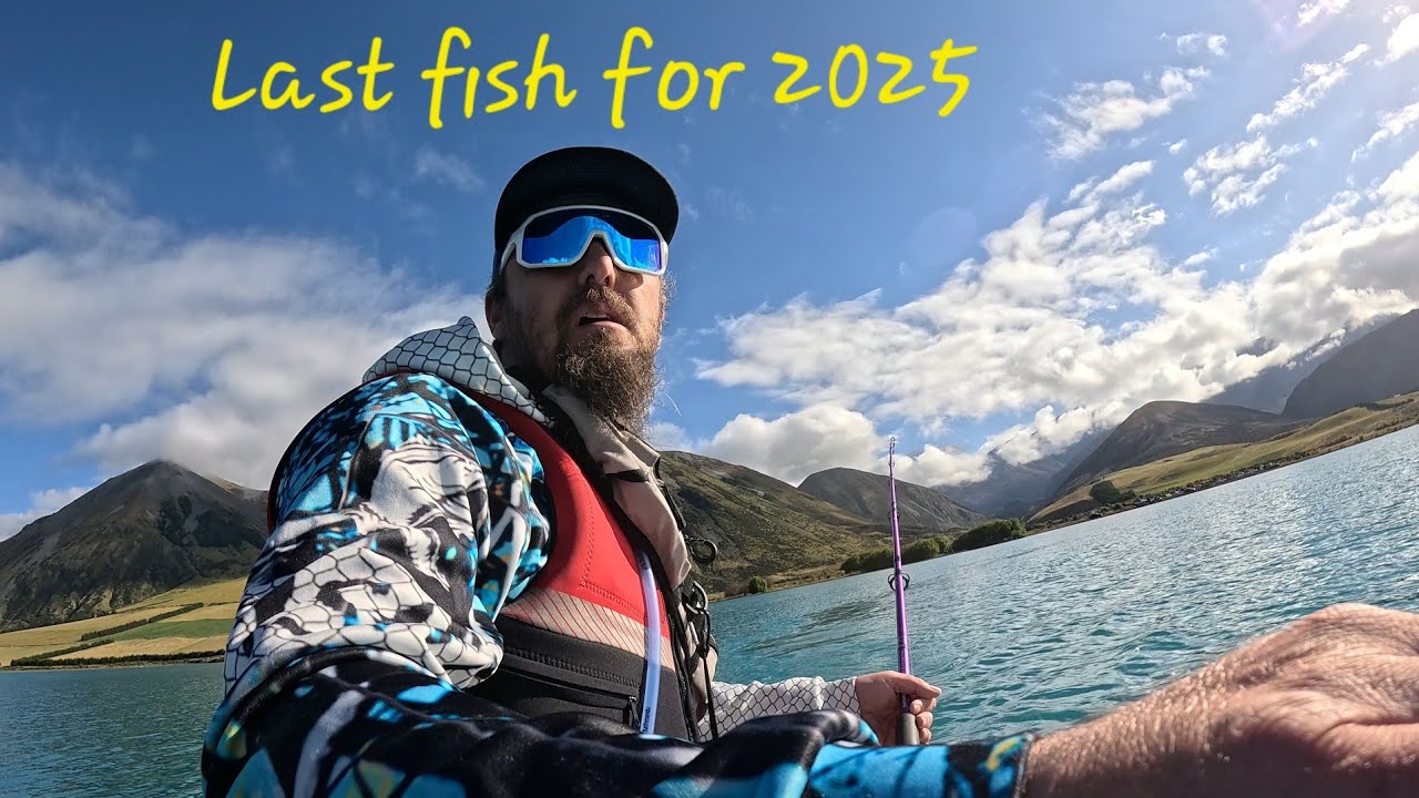 Last fish of 2025 on lake coleridge 