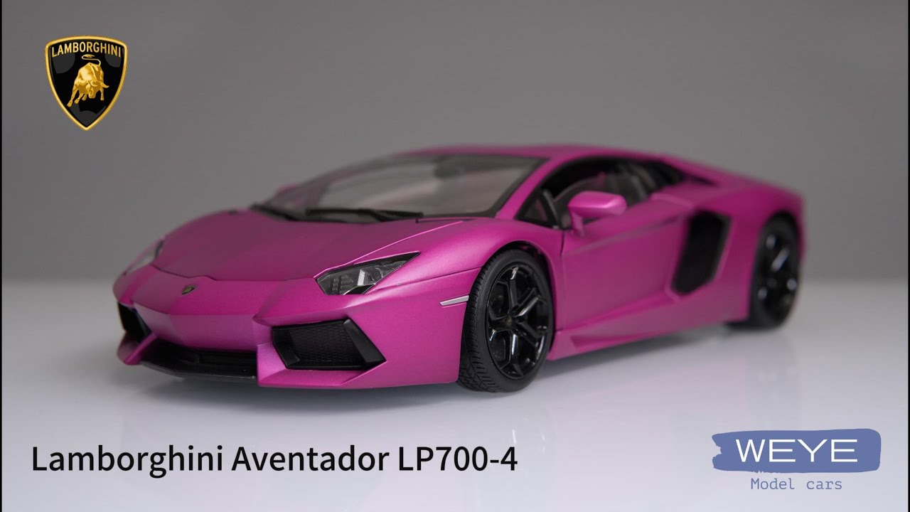 This Matte Purple is INSANE! Welly FX 1:18 Lamborghini Aventador LP700-4 Unboxing & Review