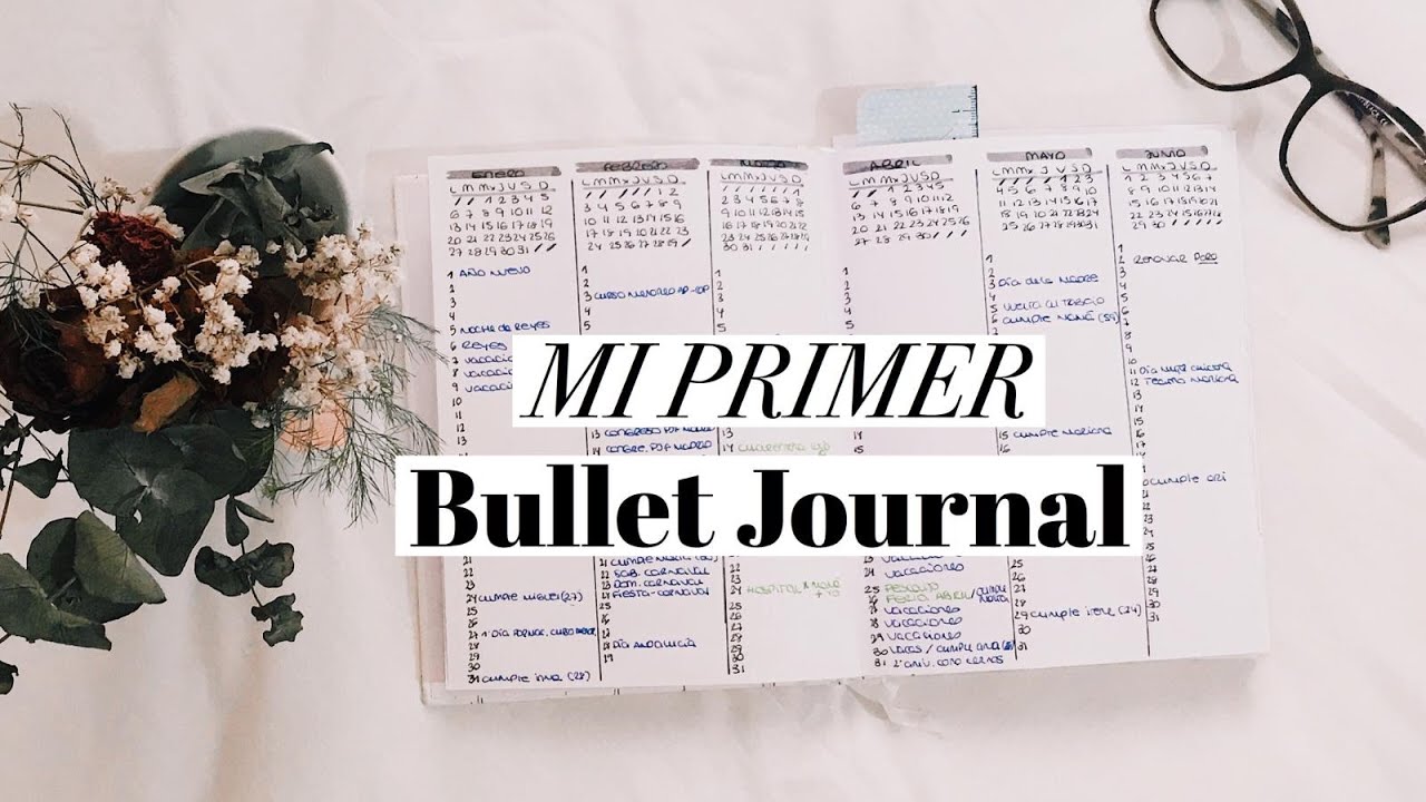 Mi primer Bullet Journal minimalista, fácil y práctico 2020 - Paso a Paso