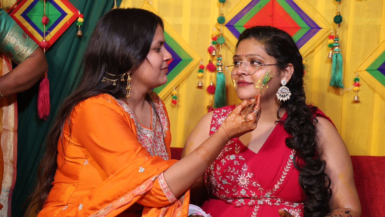 Haldi Lag Gyi Dii ko ❤️🫶🏻 | Sister wedding | | Family Vlog | | Haldi Day | 