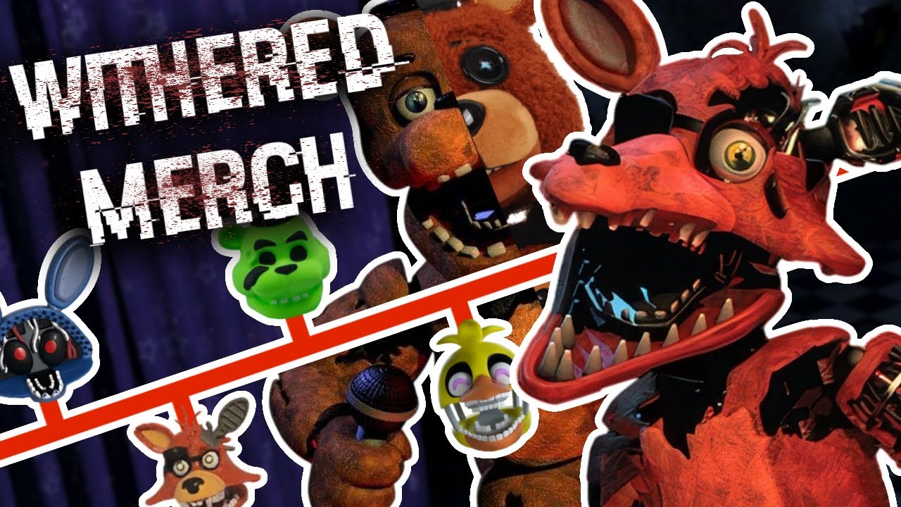 The History of WITHERED ANIMATRONIC MERCH | Five Nights at Freddy's