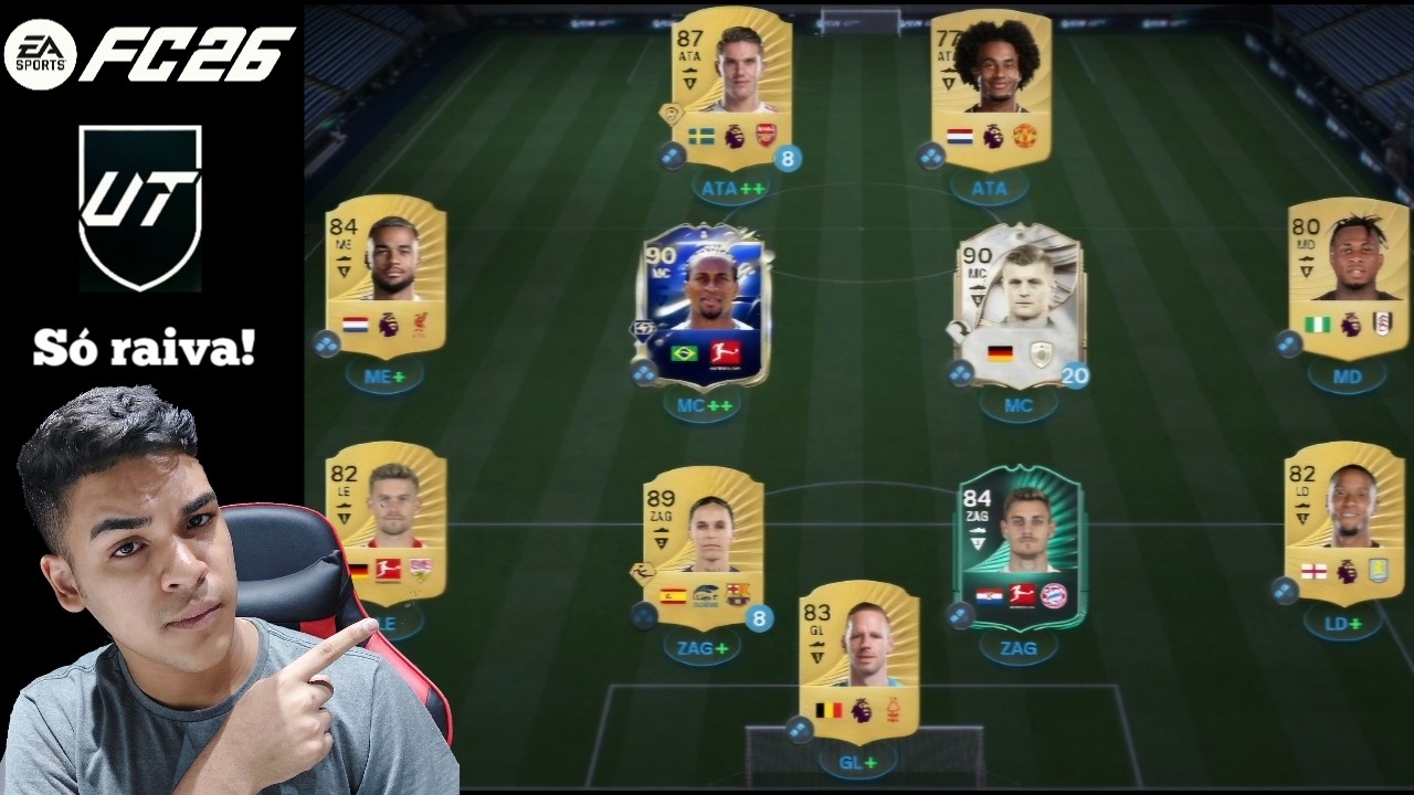 Joguei no ULTIMATE TEAM do EA FC 26 e só passei RAIVA!