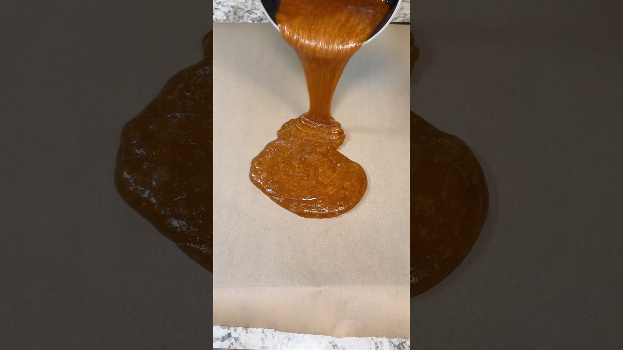Homemade Toffee Bits🤎 Full recipe on my TikTok page. #toffee #homemadetoffee #toffeevideos